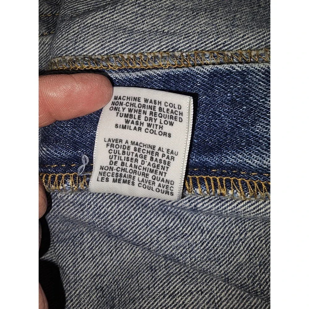 VTG Y2K Ralph Lauren Polo Jeans Co Banner Jean Mens 40x32 Loose Fit Baggy Denim